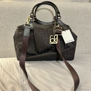Calvin Klein Hudson Monogram Satchel Bag